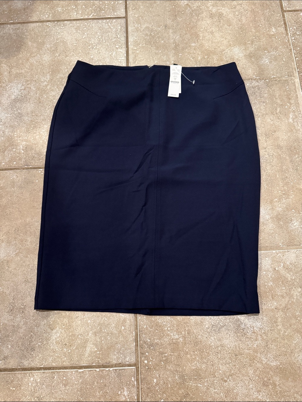 White House Black Market Navy Pencil Skirt